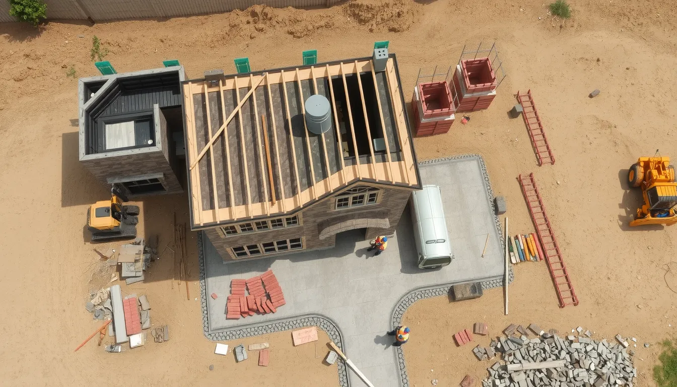 étapes de construction dune maison