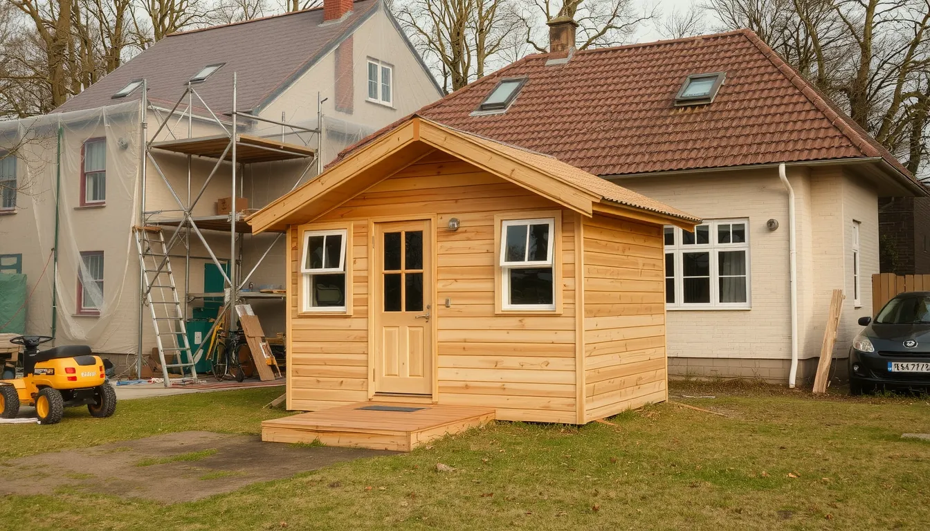 habitat provisoire pendant travaux