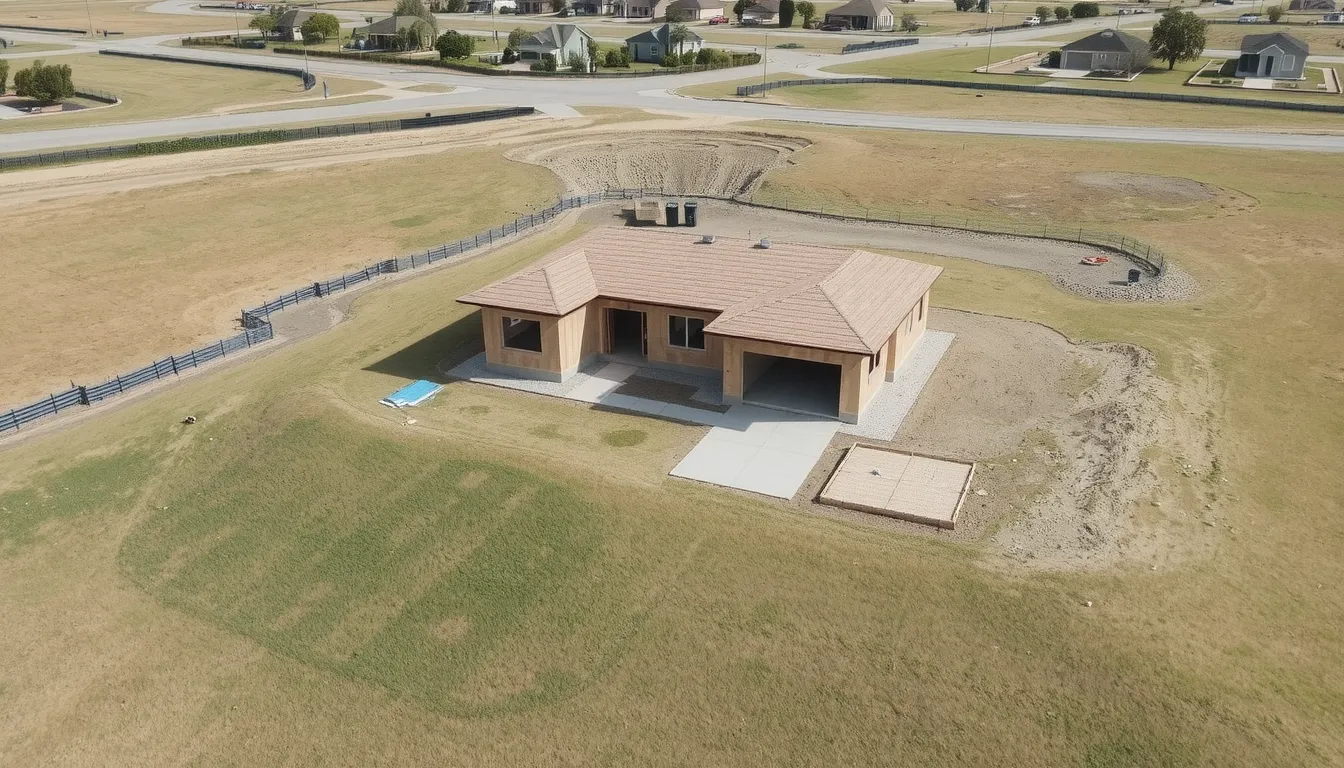 implantation maison sur terrain