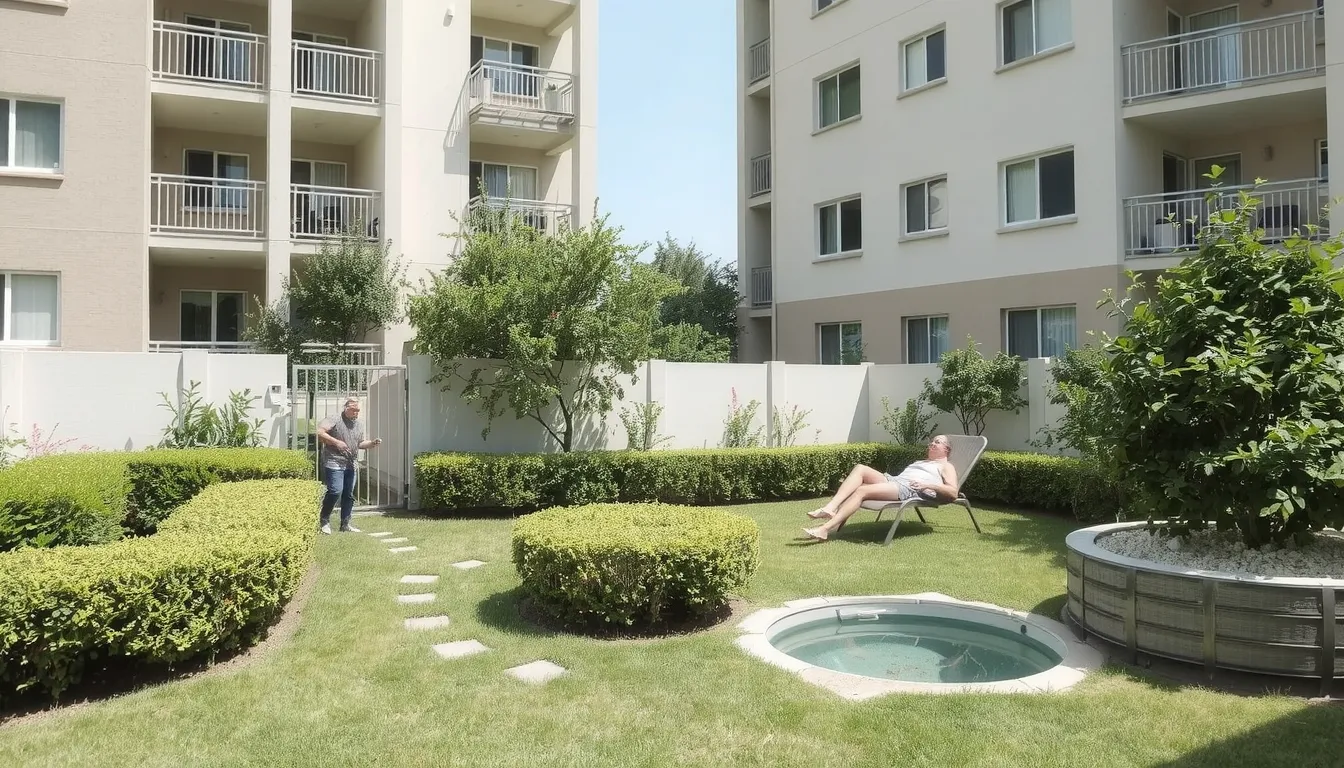 jardin privatif copropriété