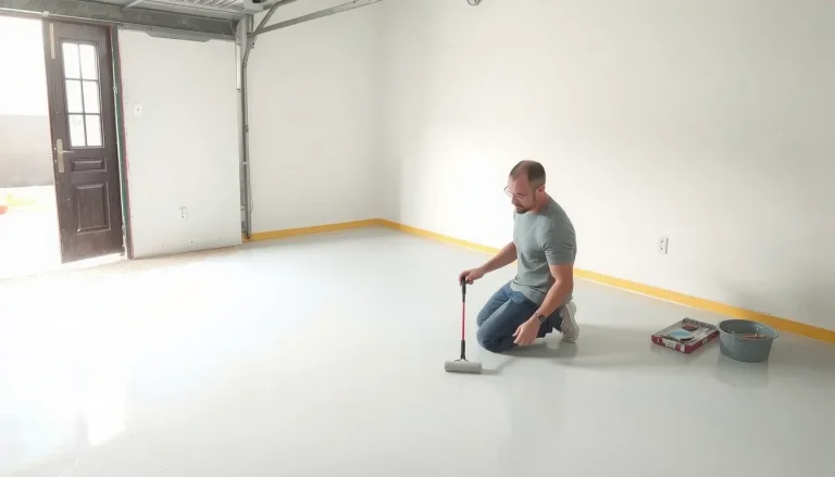 Peindre le sol du garage : guide complet étape par étape